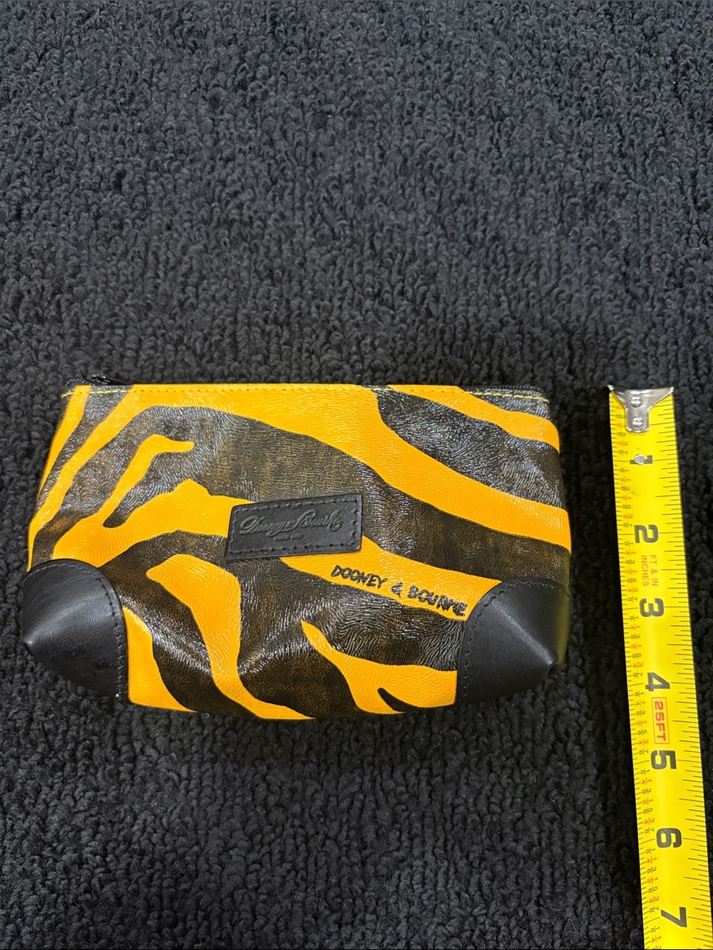 Dooney & Bourke Yellow & Black Tiger π
Print Cosmetic Pouch - Picture 3 of 8